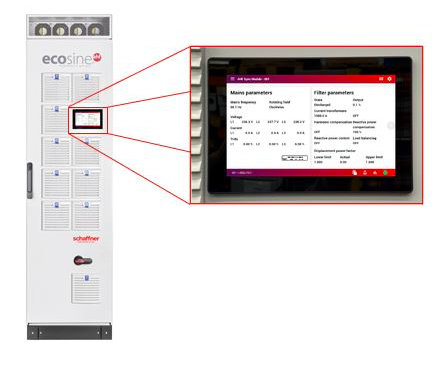 Schaffner adds User-Friendly advanced HMI to its Ecosine Active Sync